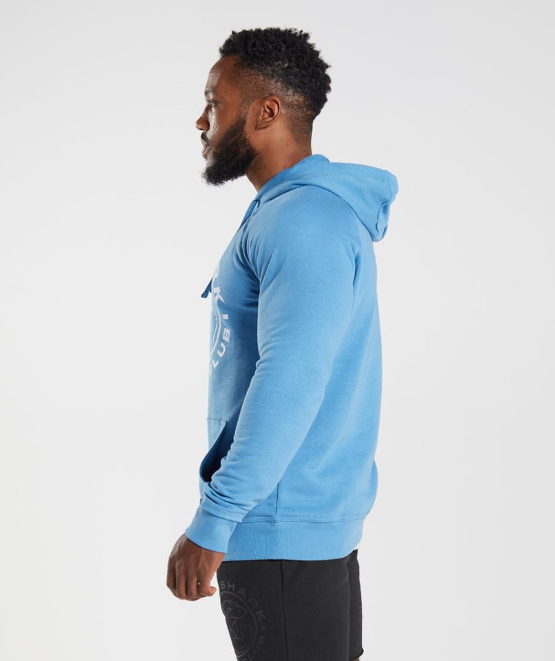 Men's Gymshark Legacy Hoodie Blue | CA 586N31